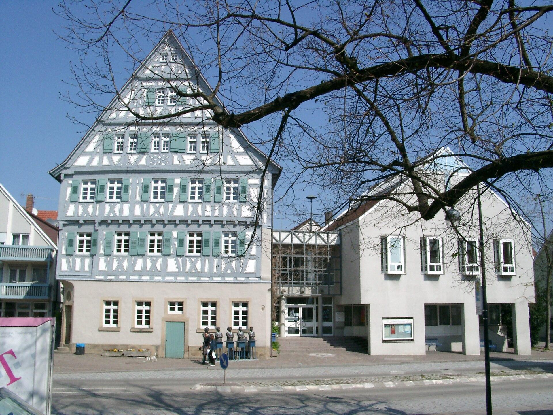 Rathaus von Güglingen am Marktplatz